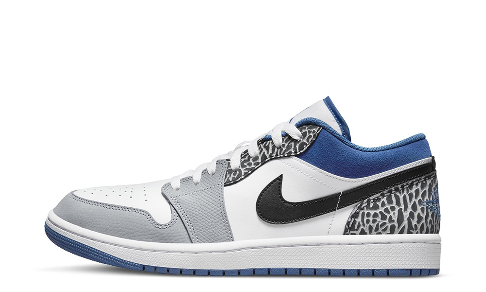 Кросівки nike air jordan 1 low чорні білі червоні р