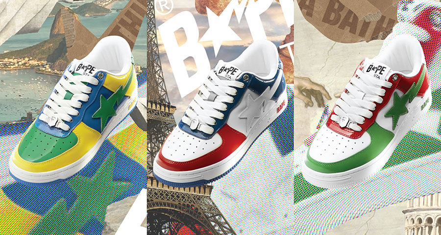 BAPE BAPESTA July 2022 Colorways