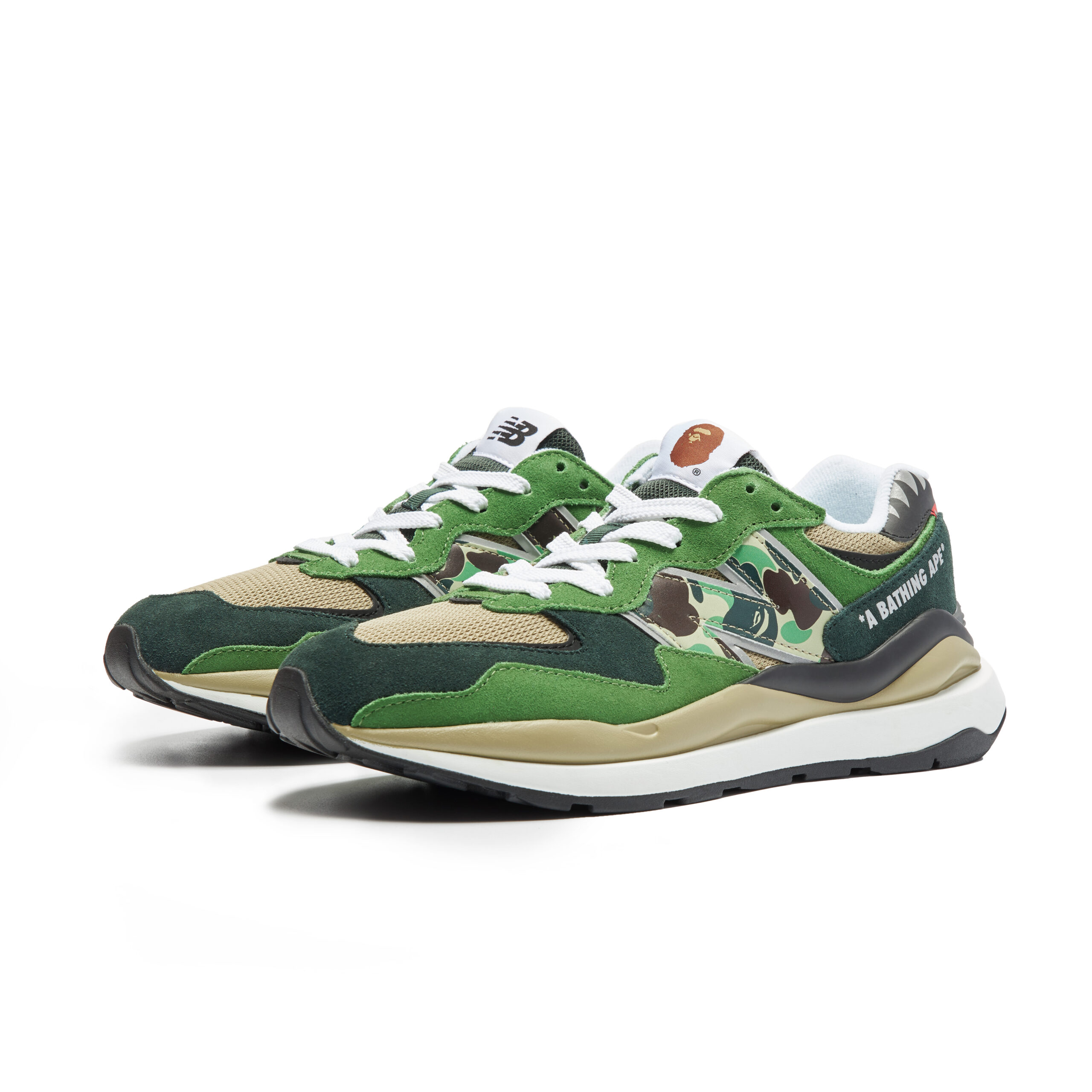 BAPE x New Balance 57/40 “Green/Beige”