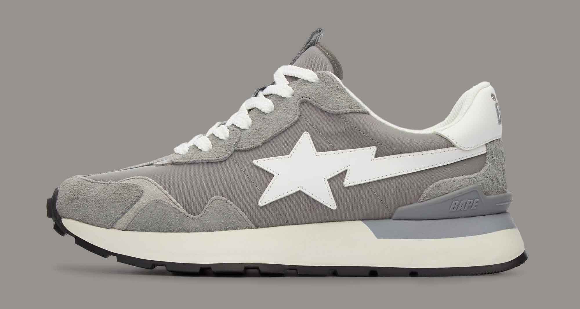 BAPE’s Latest Road Sta Express Arrives in a Clean “Grey/White” Outfit