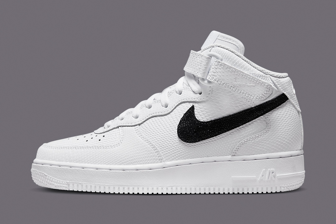 Nike Air Force 1 Mid White Snakeskin DZ5211-100