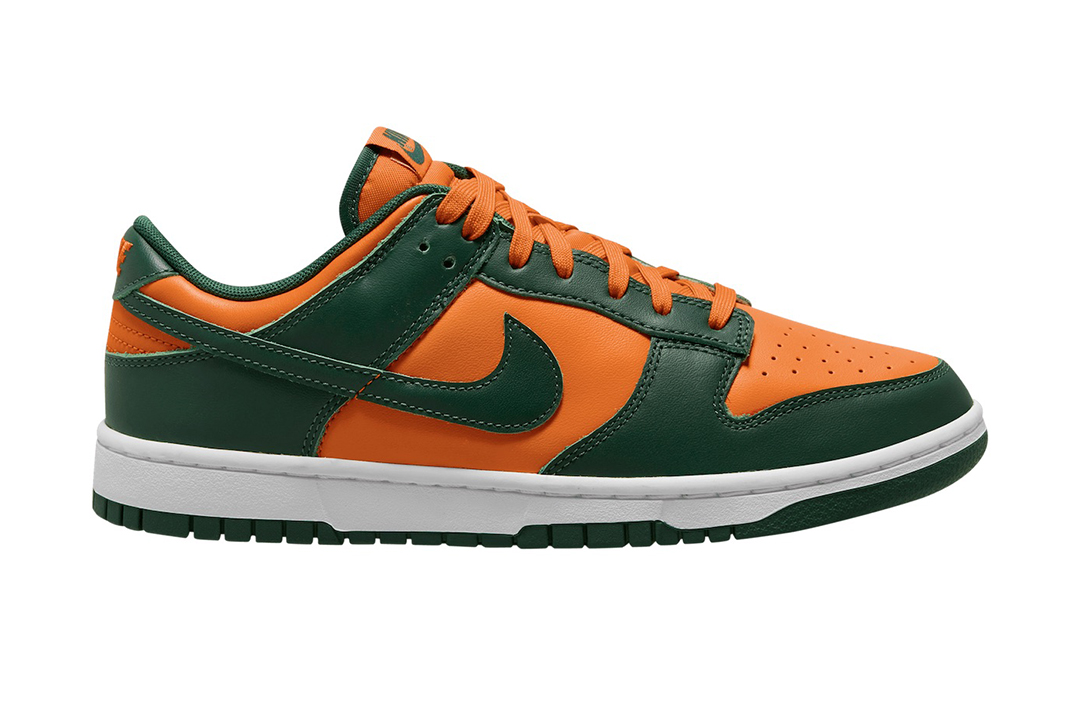 dunk low miami on feet