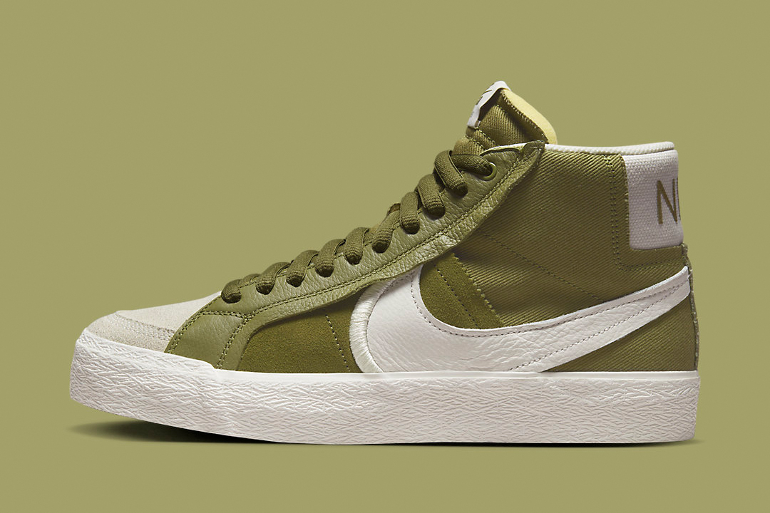 Nike’s SB Blazer Mid Debuts In The “Olive” Colorway