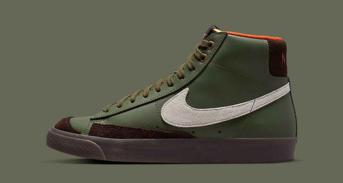 Nike blazer khaki green sale