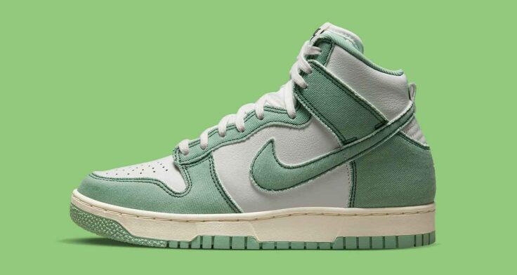 Nike Dunk High 1985 "Green Denim" DV1143-300