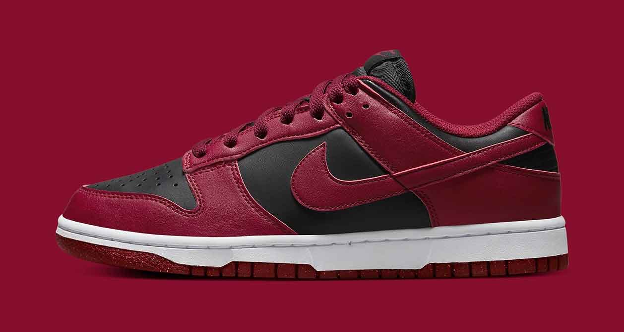 Nike Drops a Dunk Low Next Nature Covered in Burgundy & Black
