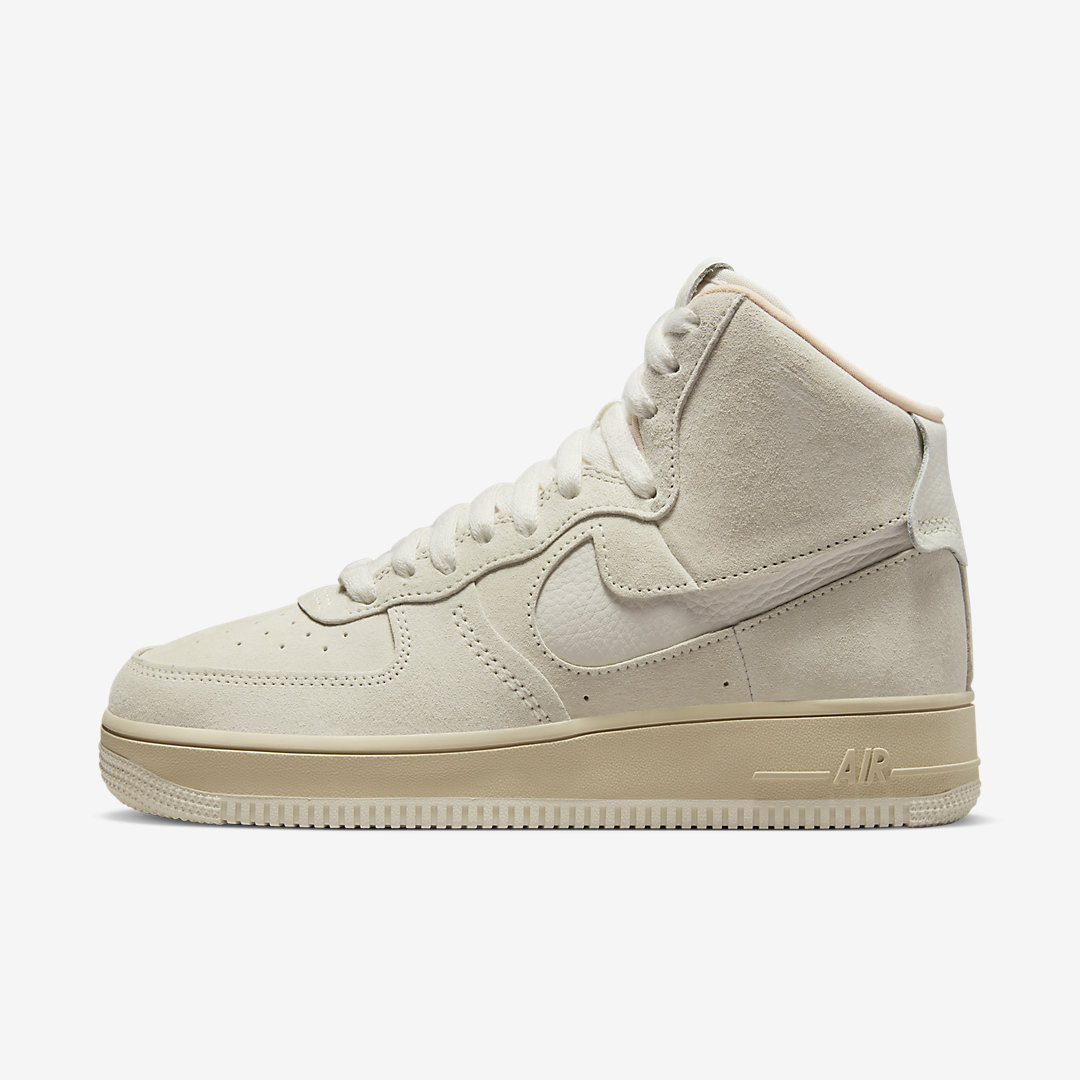 Nike air force 1 beige high hot sale