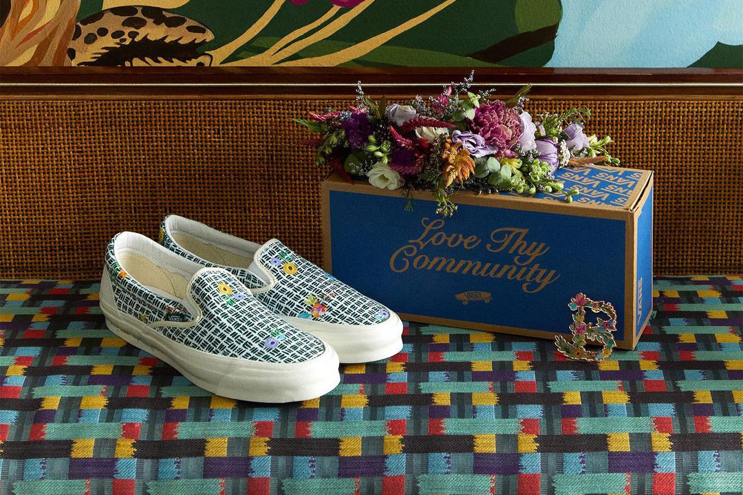 Kith’s Love Thy Community Initiative Teams Up With Brooklyn Blooms On The Vault By Vans Slip-On