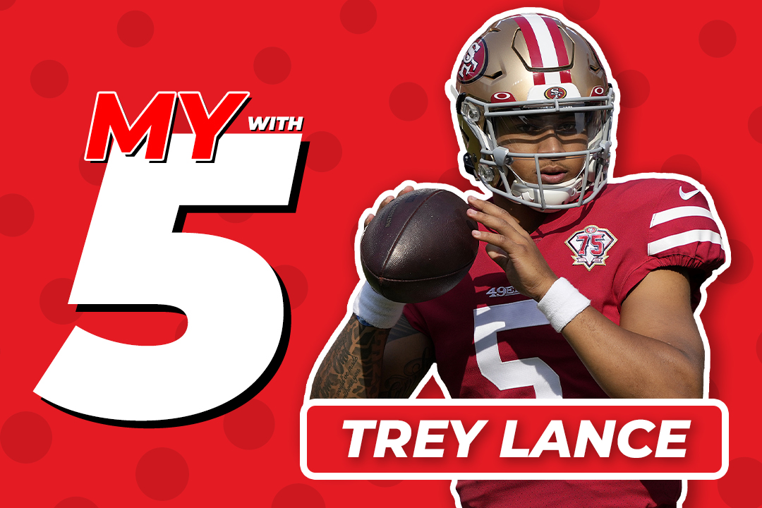 My5: New 49ers Quarterback Trey Lance Aims For G.O.A.T. Status