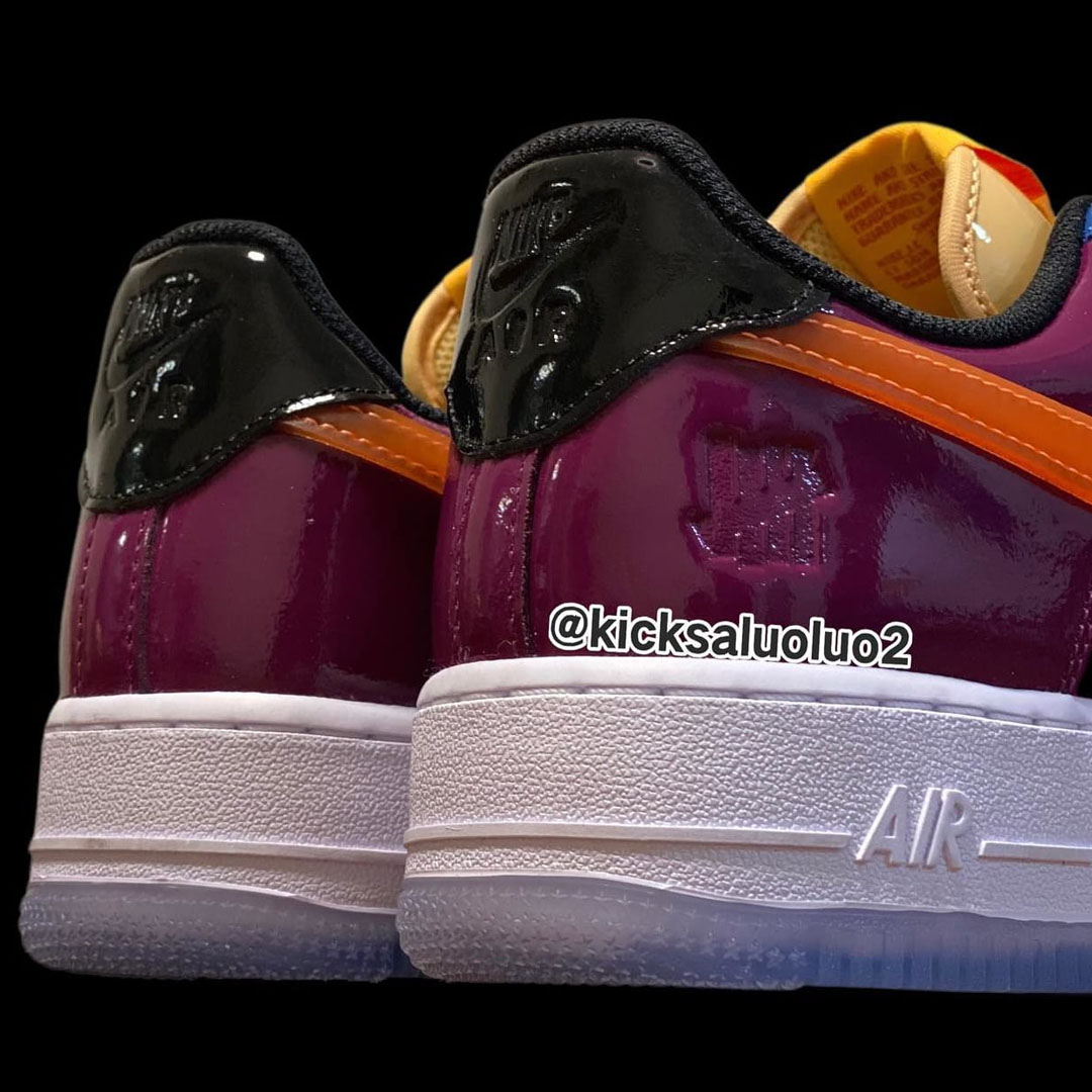 Undefeated Nike Air Force 1 Low Multi Patent release date 003