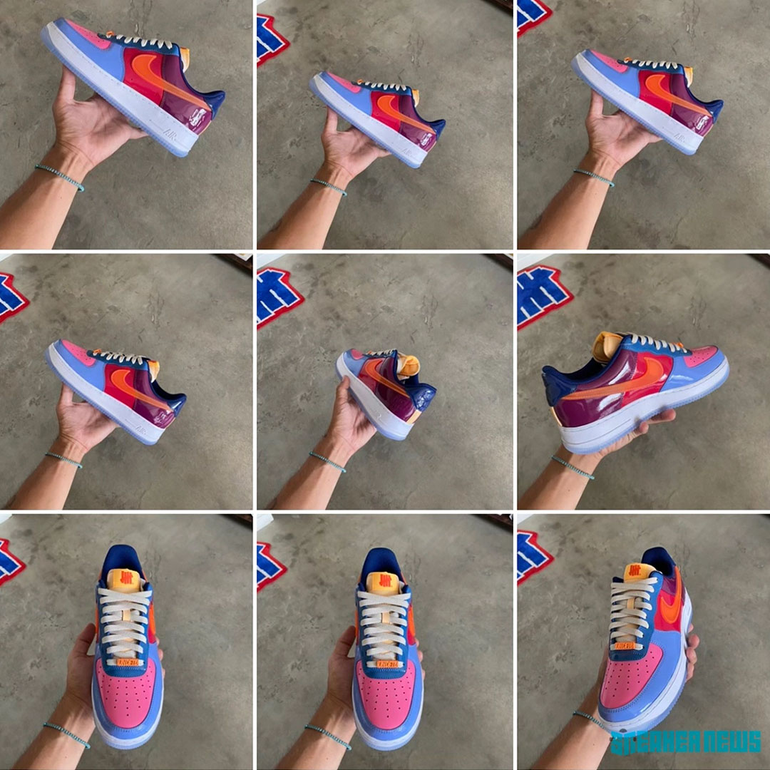 Undefeated Nike Air Force 1 Low Multi Patent release date 006