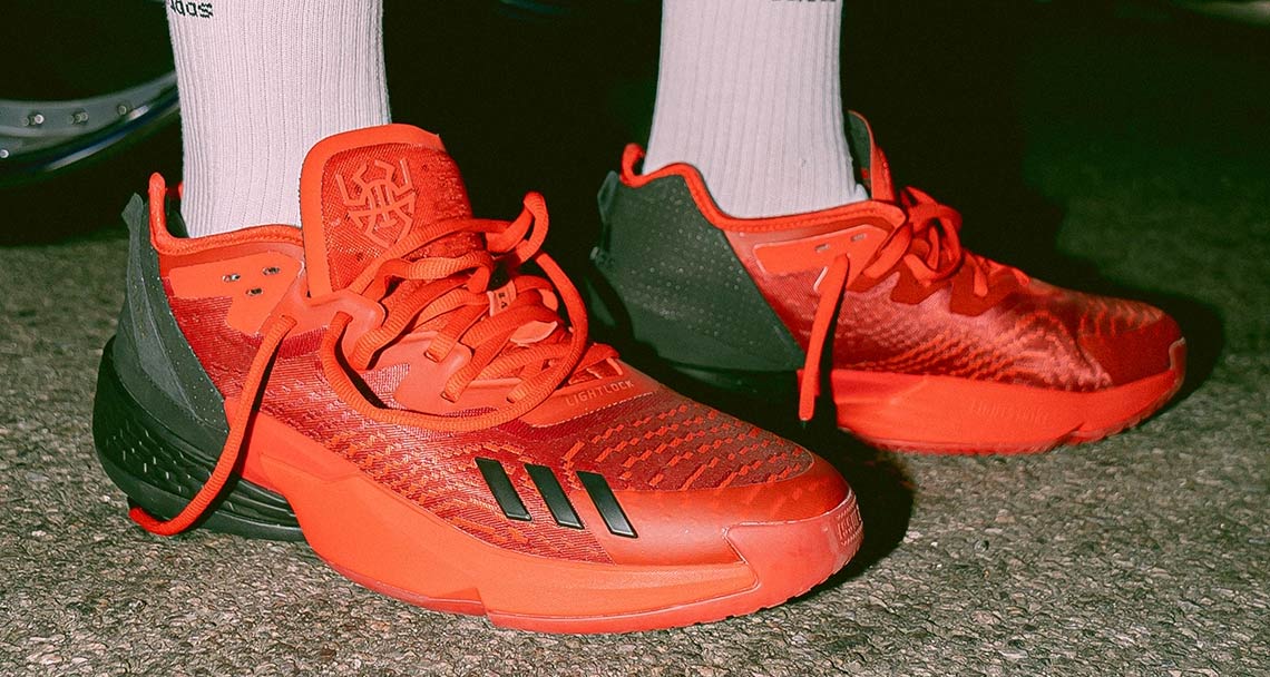 Donovan Mitchell adidas D.O.N. Issue #4 At Rucker Park black red