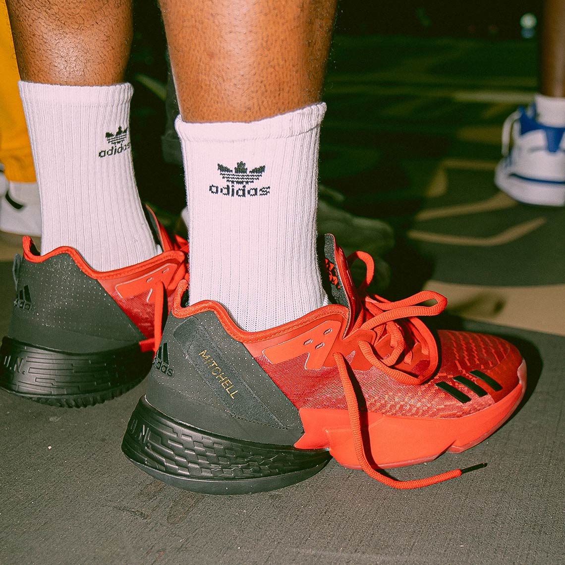 Donovan Mitchell adidas D.O.N. Issue #4 At Rucker Park black red