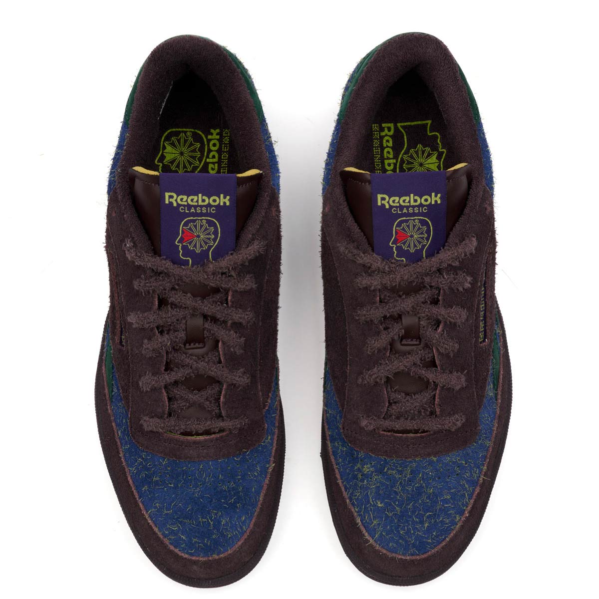 Brain Dead x Reebok Club C Revenge (Purple Abyss / Dark Forest / Batik Blue)