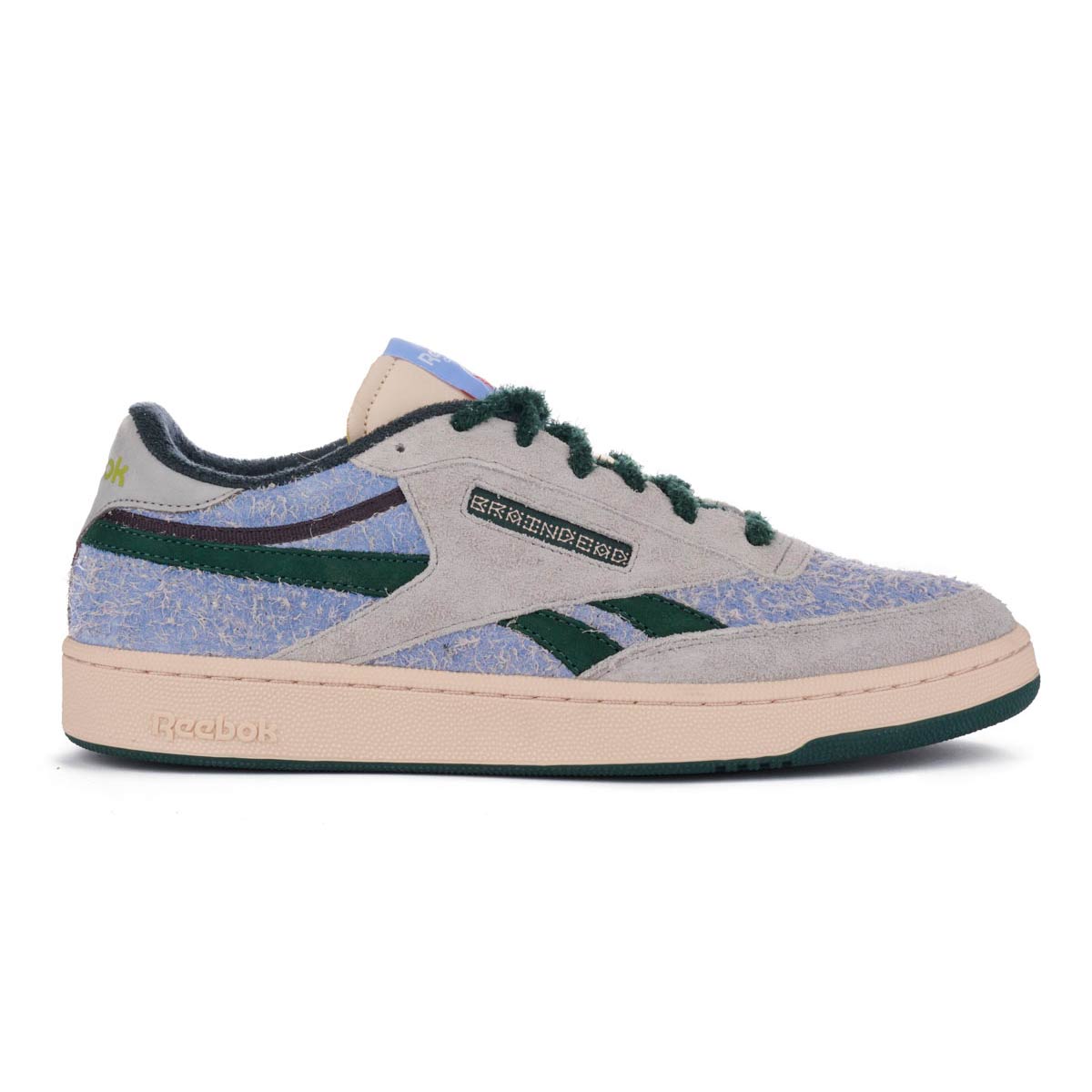 Brain Dead x Reebok Club C Revenge (Soft Ecru / Dark Forest / Tin Grey)