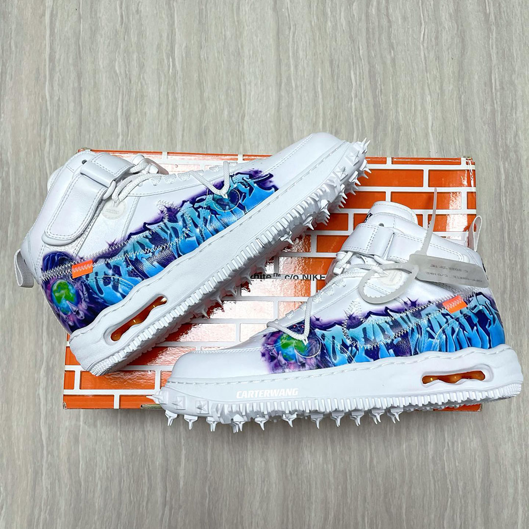 off white nike air force 1 mid graffiti 1