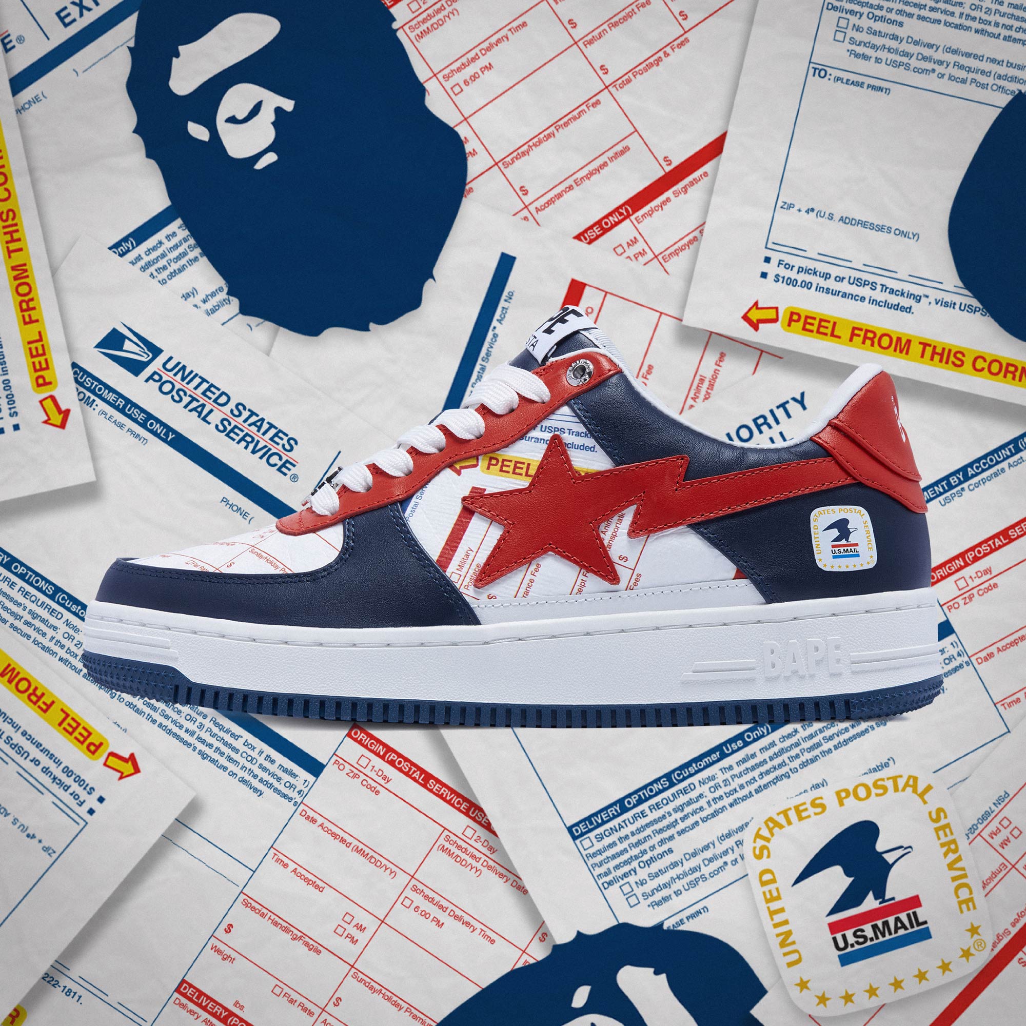 USPS x A Bathing Ape BAPE STA Collection