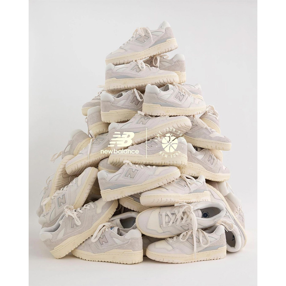 New Balance 550 Aime Leon Dore Taupe Suede Sneakers