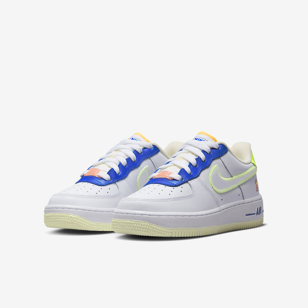 GS) Nike Air Force 1 LV8 'Player One - Ghost Green' FB1393-111