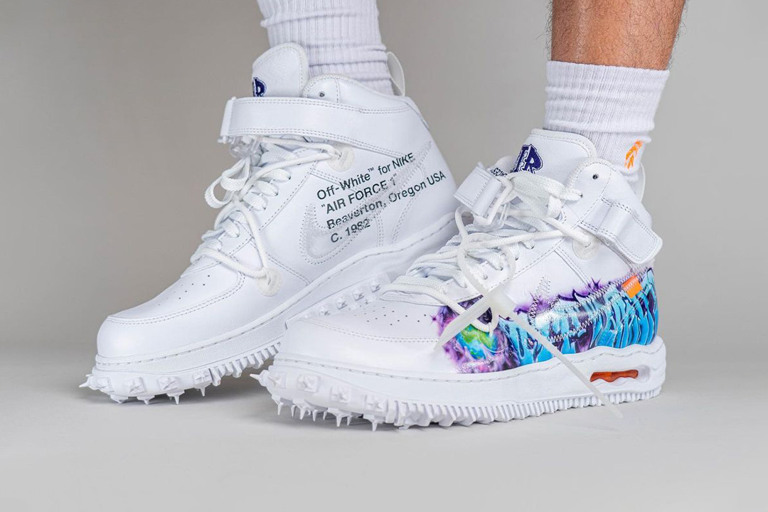 reporte codicioso radio OFF-WHITE x Nike Air Force 1 Mid "Graffiti" | Nice Kicks