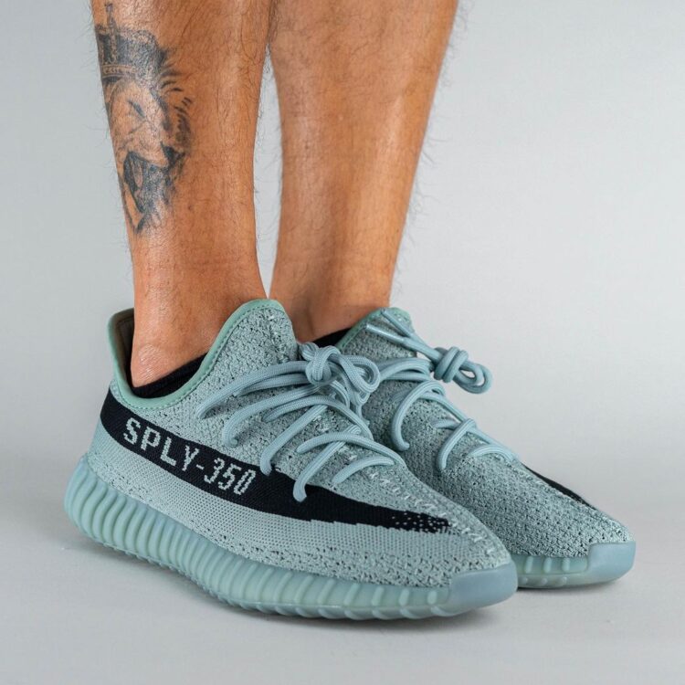 adidas orange Yeezy Boost 350 V2 Jade Ash HQ2060 02 750x750