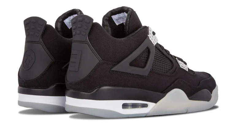 Black Canvas Jordan 4 DH7138-006