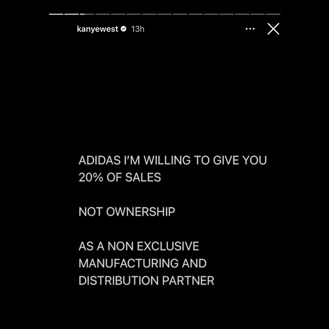 Ye Offers To Renegotiate with adidas Nice Kicks