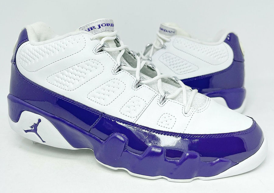Air Jordan 9 Low Mike Bibby PE White/Purple