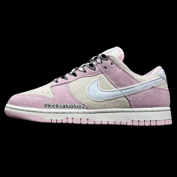 nike dunk low pink suede 01 750x750