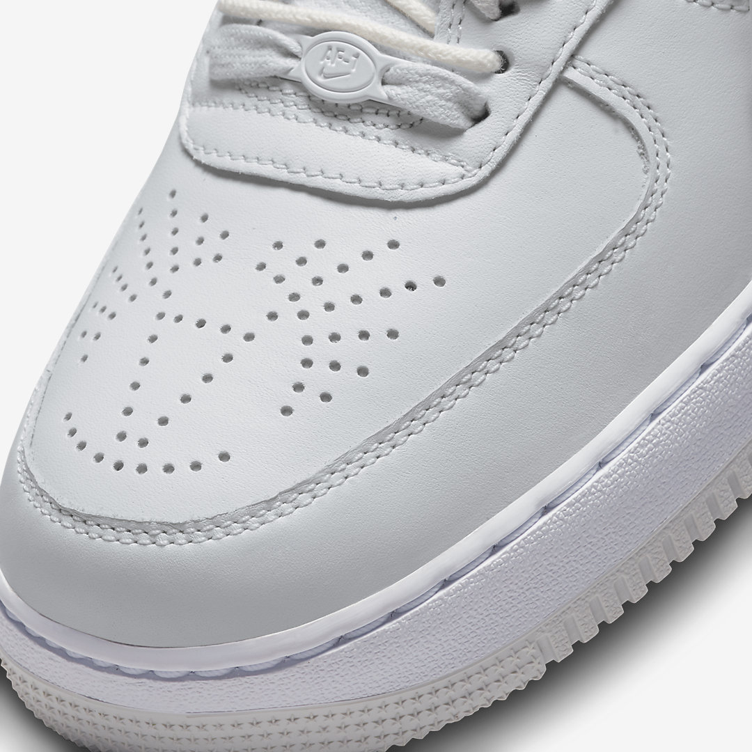 Nike Slam Jam Air Force 1 Low Triple White Sneakers