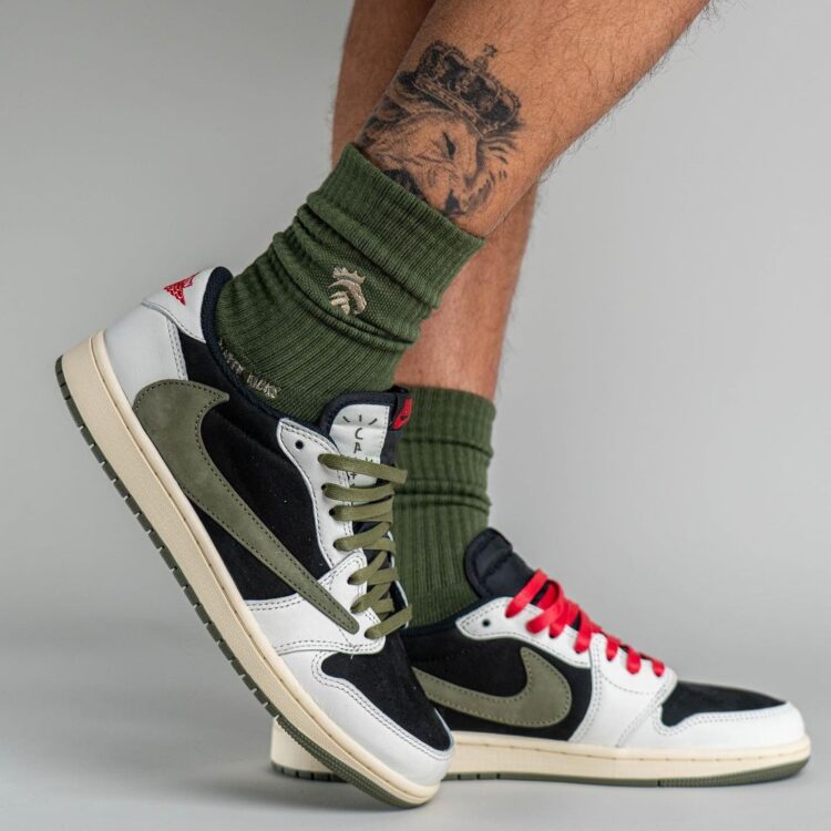 Travis Scott x Air Jordan 1 Low Olive Store List, Raffles | Nice Kicks