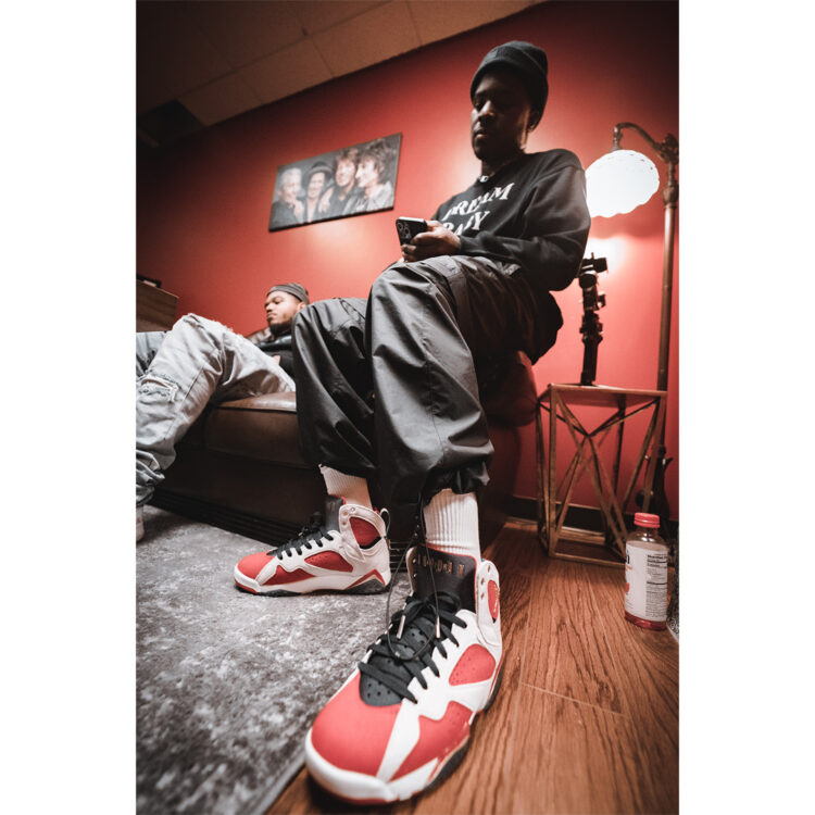 Jordan 3 Black Cement Sneaker tees Lil Yachty