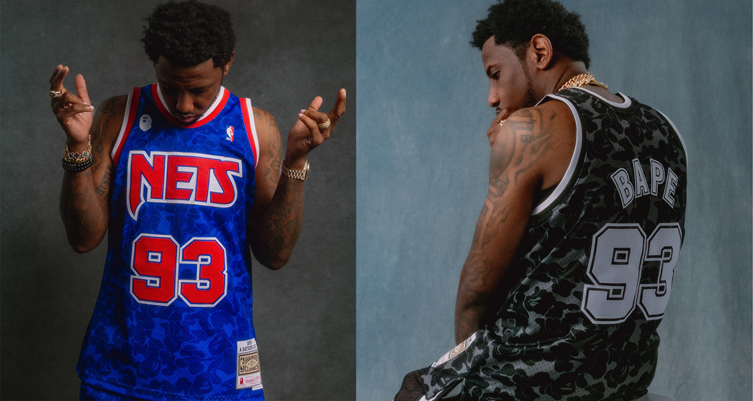 BAPE x Mitchell & Ness x NBA Uniforms | Nice Kicks