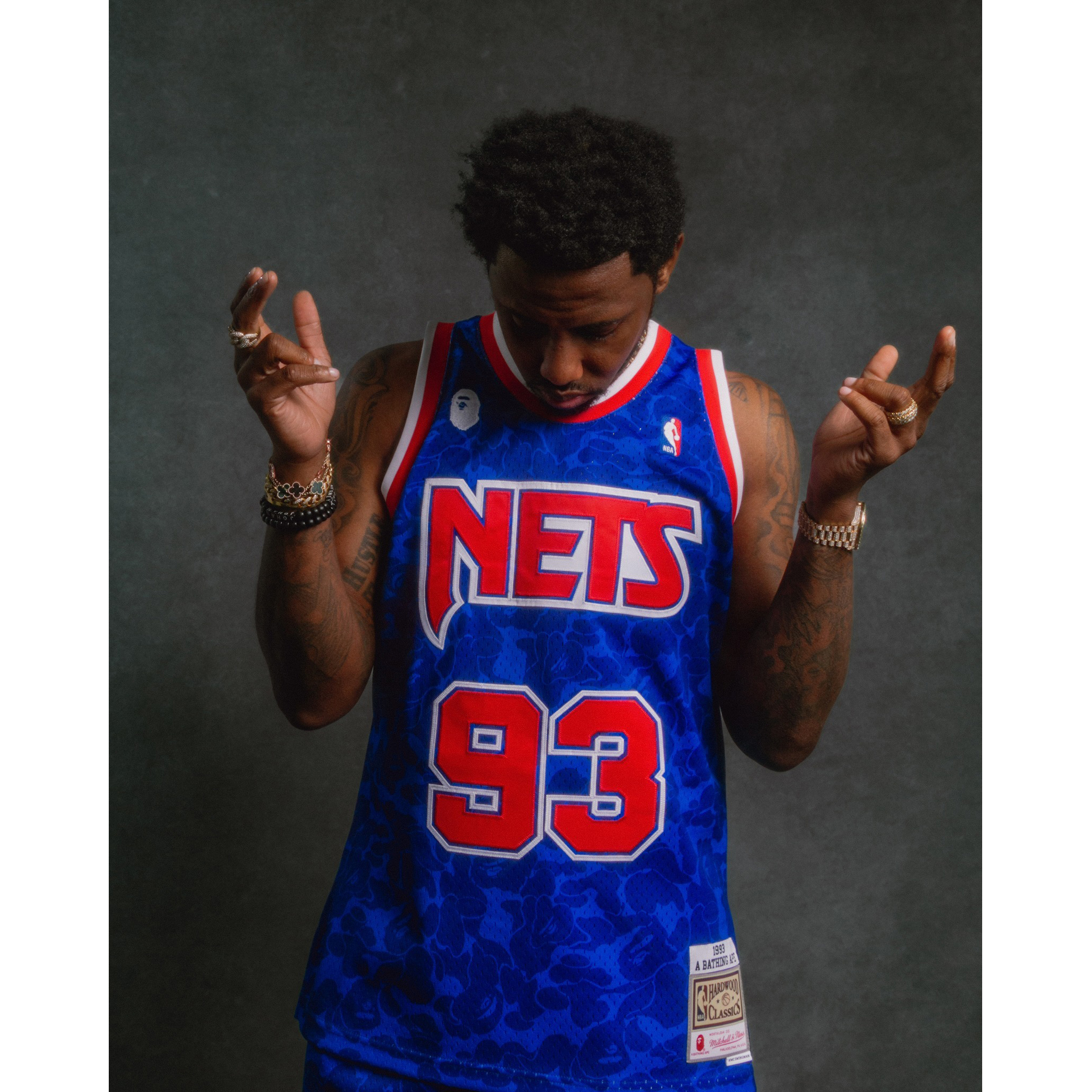 BAPE x Mitchell & Ness x NBA Uniforms | Nice Kicks