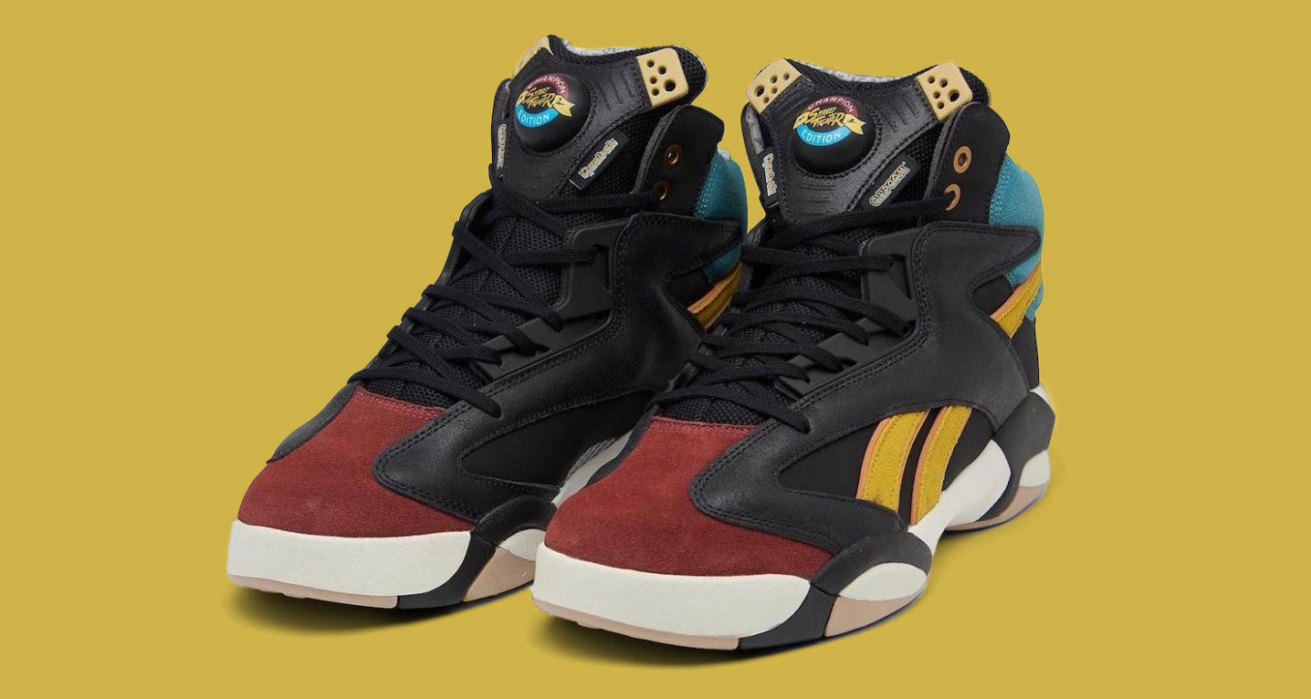 Capcom x Reebok Shaq Attaq Street Fighter HR0603 Nice Kicks