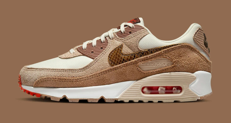 Nike Air Max 90 SE "Snakeskin Swoosh" DX9502-100