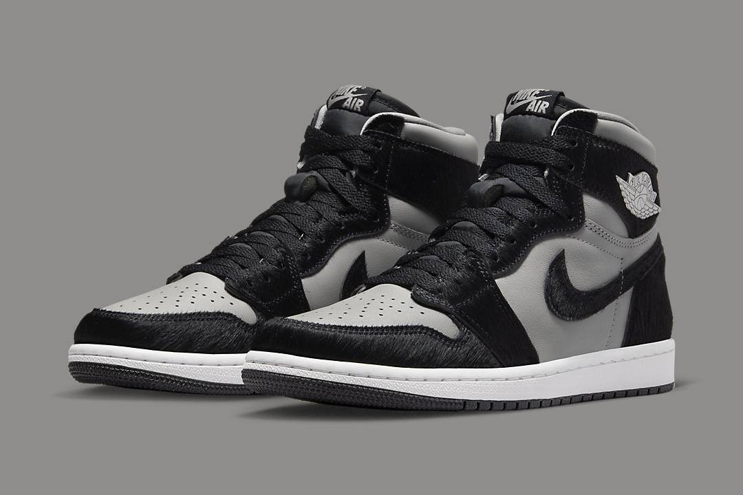 grey black and white jordan 1 high