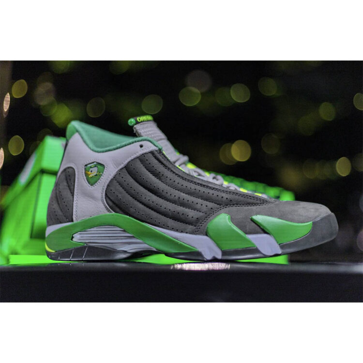 Air Jordan 14 Oregon Ducks PE Nice Kicks