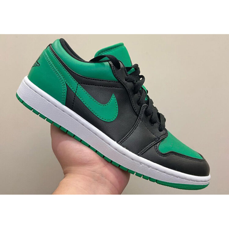 air jordan 1 retro low dark grey black red 553558 002 for sale Low “Lucky Green” 553558-065