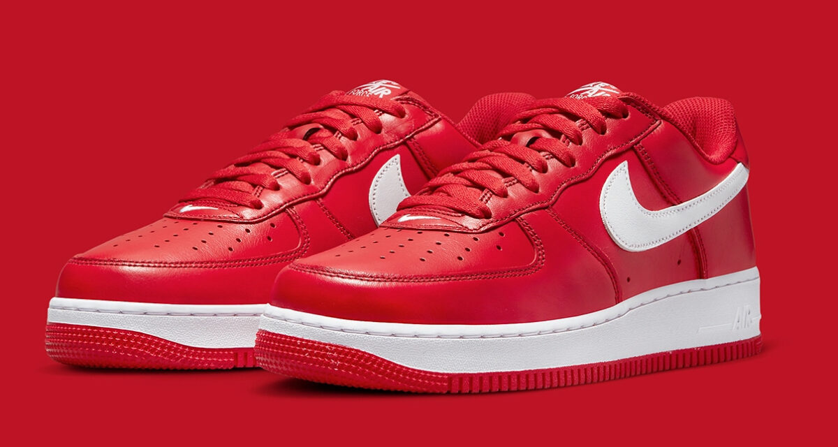 red and white air force 1 outfit