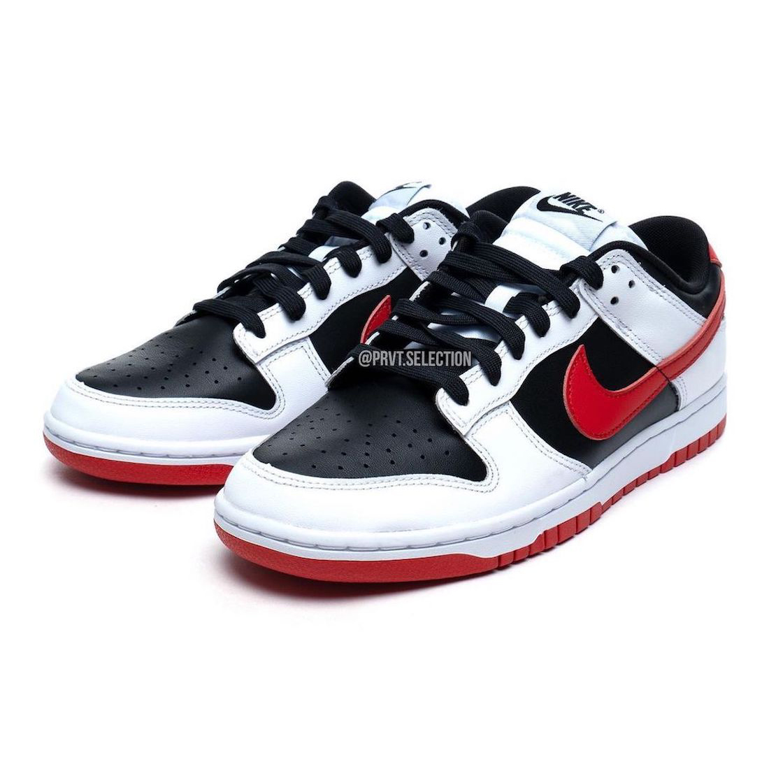 Nike Dunk Low (White/University Red-Black)