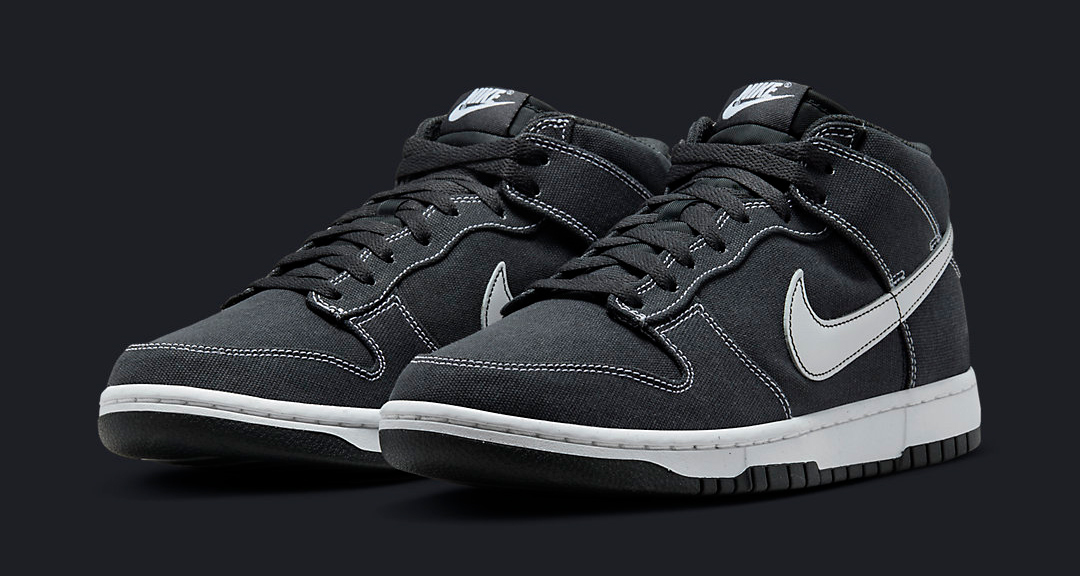 nike dunk mid off noir white dv0830 001 0