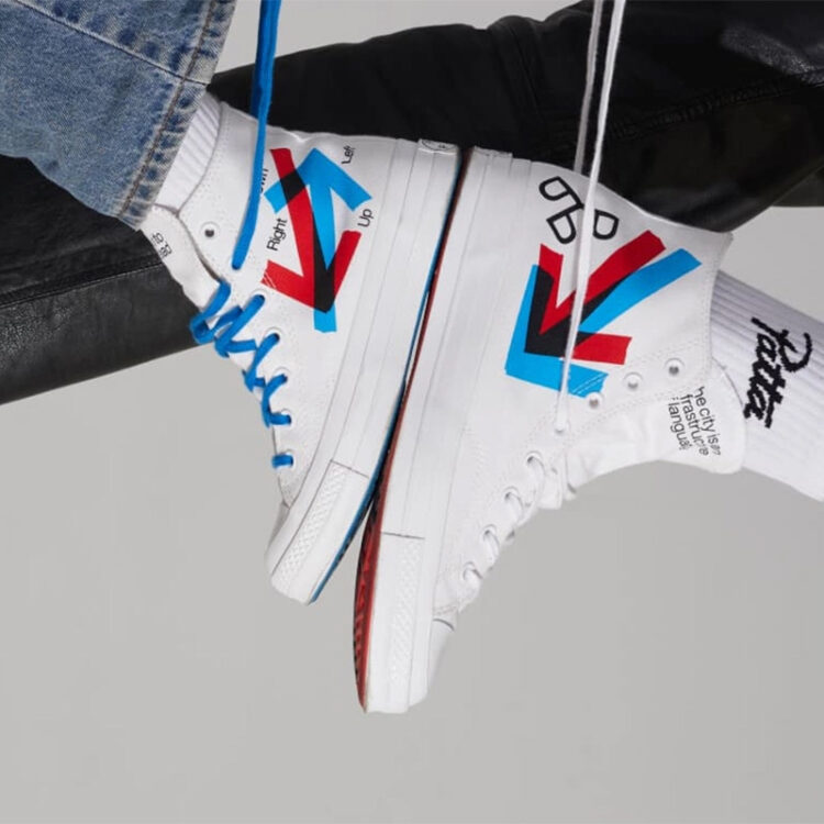 Patta x Experimental Jetset x Converse b5 criancas tamanho A03173C