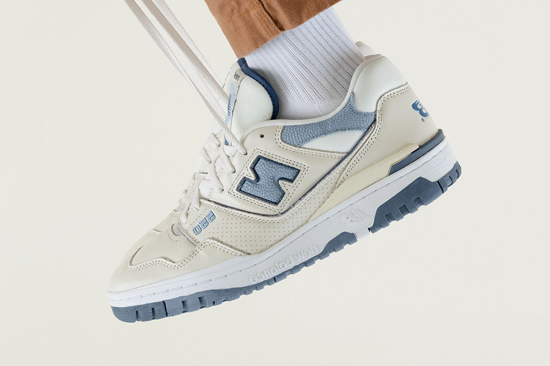 new balance 550 on feet