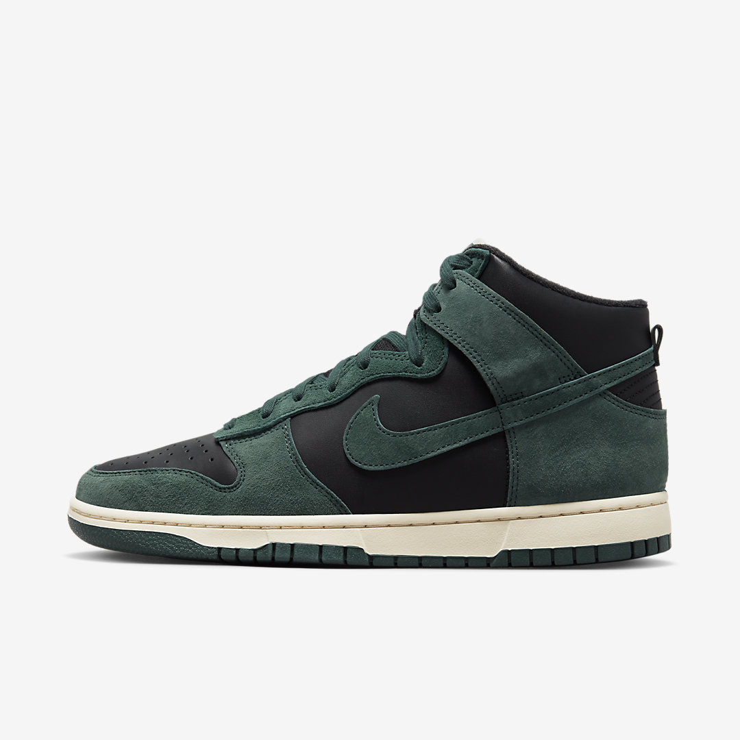 Nike Dunk High Faded Spruce side view DQ7679-002