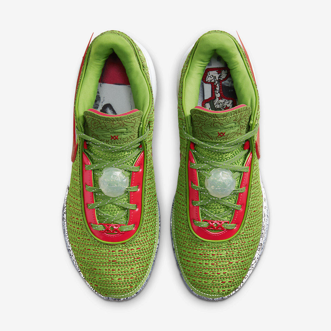 Nike LeBron 20 "Grinch" aka "Christmas" FJ4955300 Nice Kicks