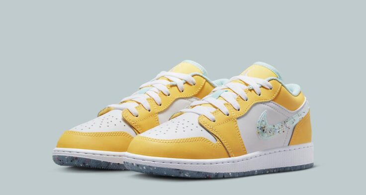 This WMNS Air Rings Jordan 1 Mid Suits up in French Blue Low GS DX4375-800