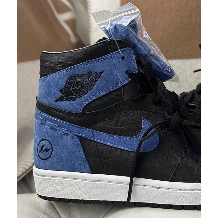 Louis Vuitton x fragment x Air Jordan 1 Epi Leather