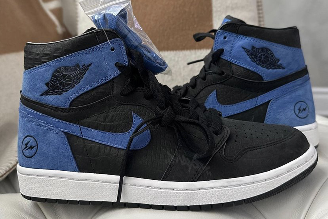 Air Jordan 1 High OG Fragment LV Leather Sample