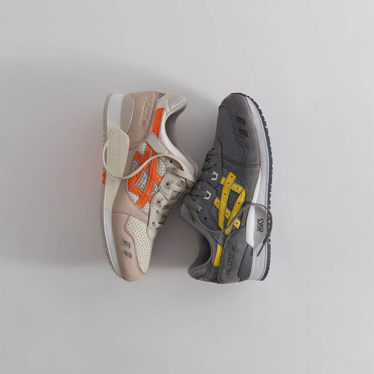 asics gel bnd grise noire et multicolore